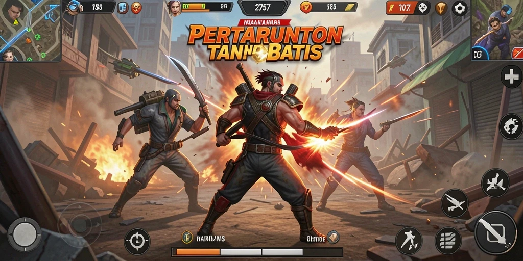 Tampilan mengesankan dari pertarungan di 2757, penuh aksi dan strategi.