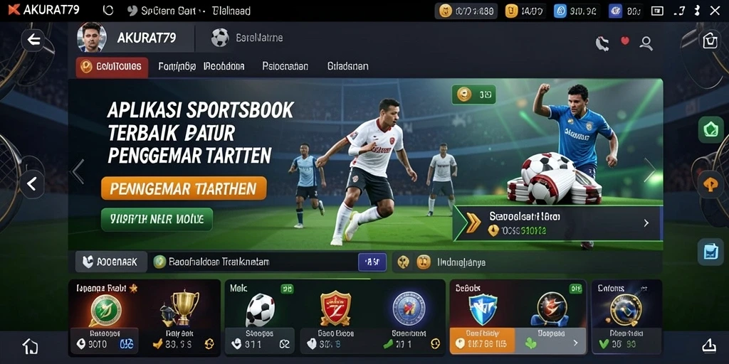 Tampilan gameplay taruhan yang interaktif dan menarik di AKURAT79.