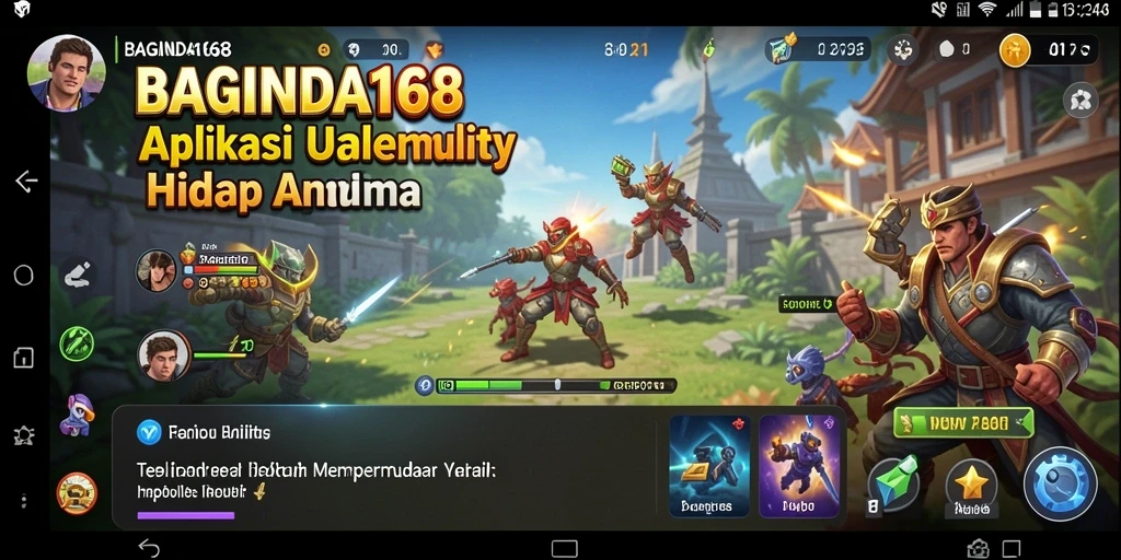 Tampilan antarmuka BAGINDA168 yang sederhana dan fungsional.