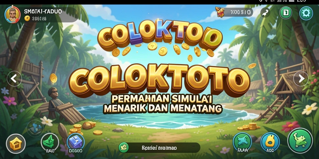 Screenshot gameplay COLOKTOTO yang menampilkan aksi seru dalam simulasi.