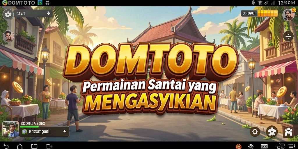 Tangkapan layar dari gameplay seru DOMTOTO yang mengasyikkan.