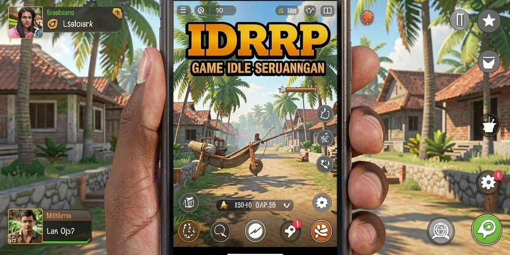 Screenshot utama IDRRP menampilkan gameplay Idle yang menarik.