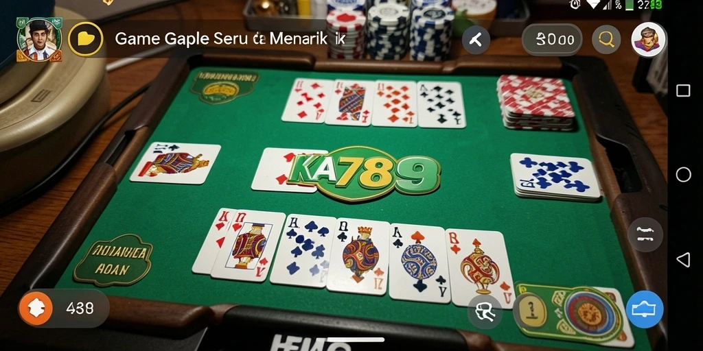 Tampilan gameplay KA789 yang mengasyikkan saat bermain Gaple.