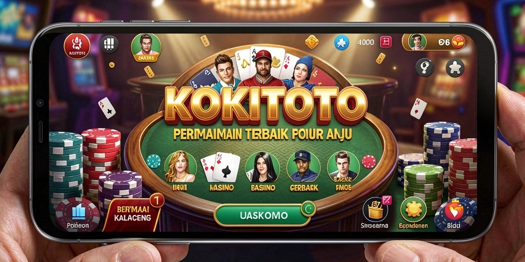 Tampilan gameplay KOKITOTO yang mengasyikkan dan penuh warna.