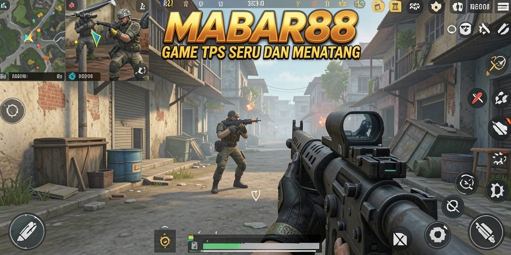 Tangkapan layar gameplay seru di MABAR88 dengan aksi tembak-menembak yang mendebarkan.