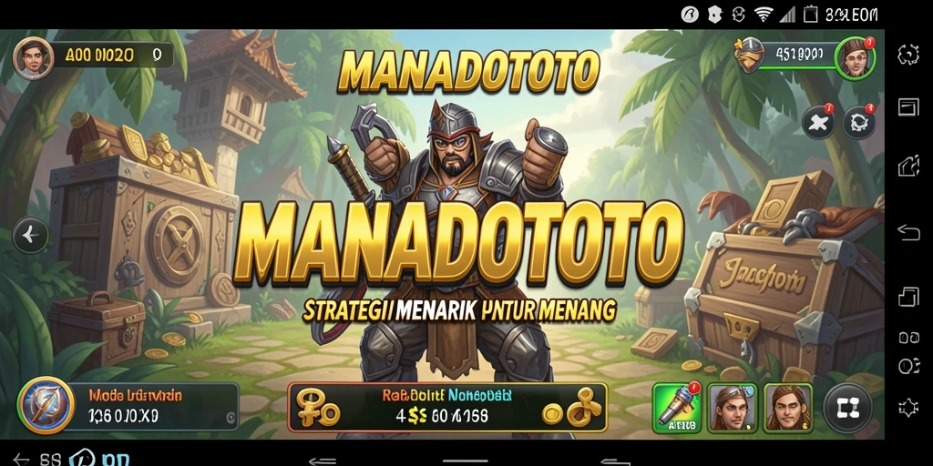 Tampilan gameplay strategis yang menakjubkan di MANADOTOTO.
