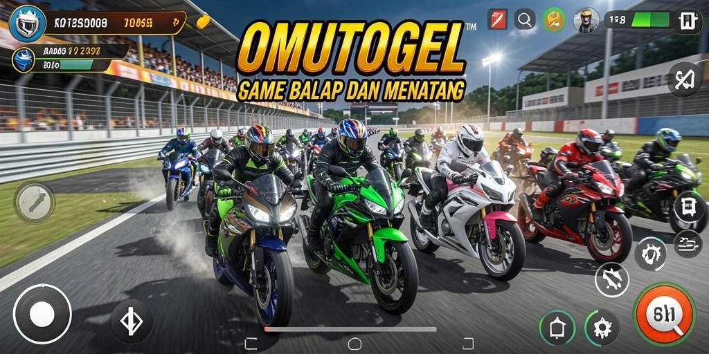 Tampilan gameplay seru dan menegangkan dari OMUTOGEL.