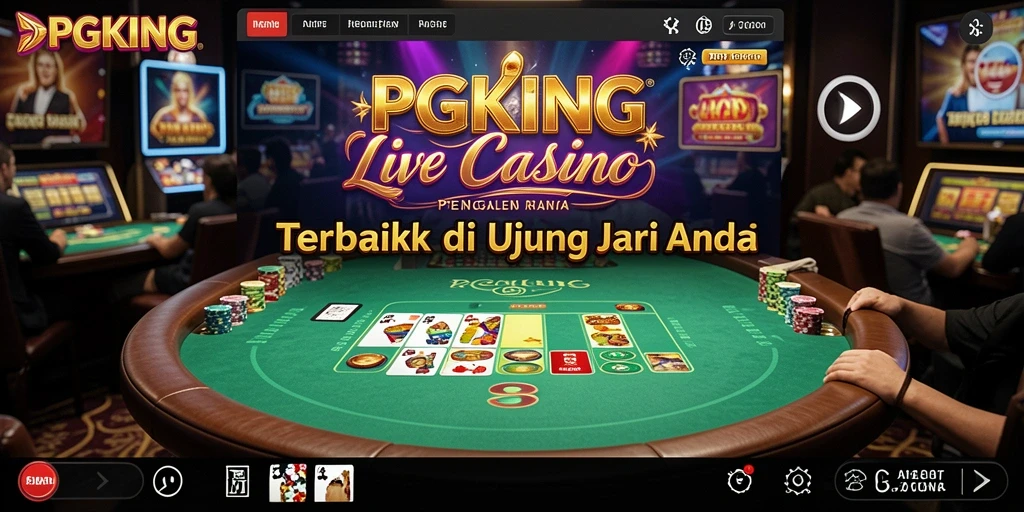 Tampilan gameplay PGKING yang mendebarkan dari Live Casino.