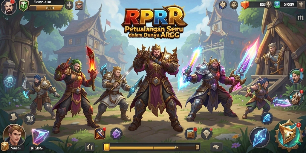 Tampilan grafis menakjubkan dalam gameplay ARPG RPRR.