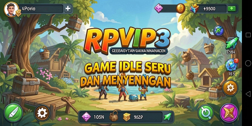 Tampilan gameplay RPVIP3 yang seru dan menawan.