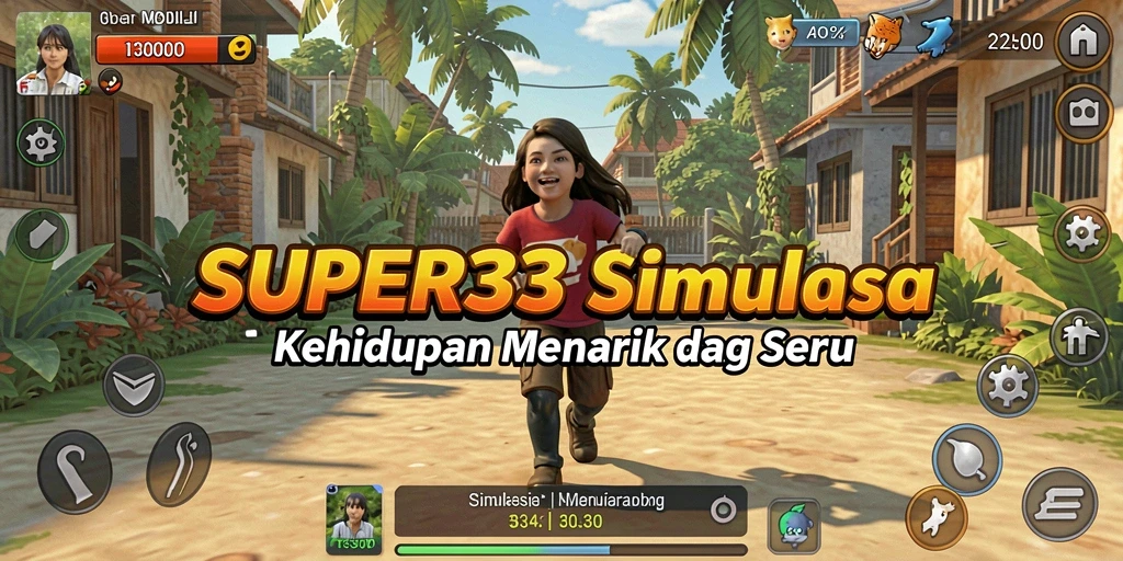 Tampilan gameplay SUPER33 yang menarik dan penuh aksi.